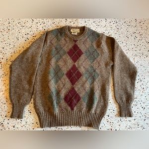 Vintage 100% Shetland Wool sweater